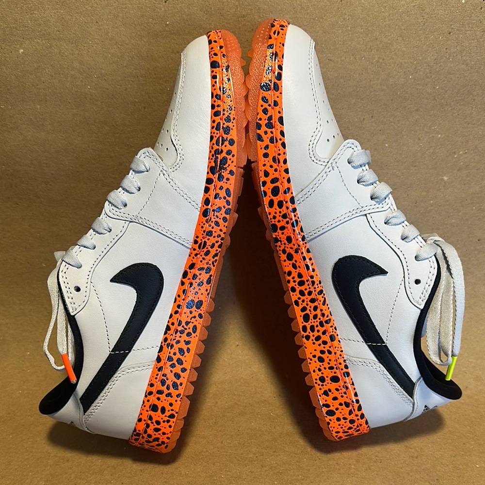 Nike Air Jordan 1 Retro Low Golf Shoes Olympics Safari - Picture 4 of 8